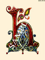 Celtic Initial H