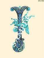 Celtic Initial I